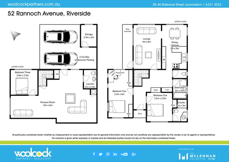 Floorplan of Homely house listing, 52 Rannoch Avenue, Riverside TAS 7250