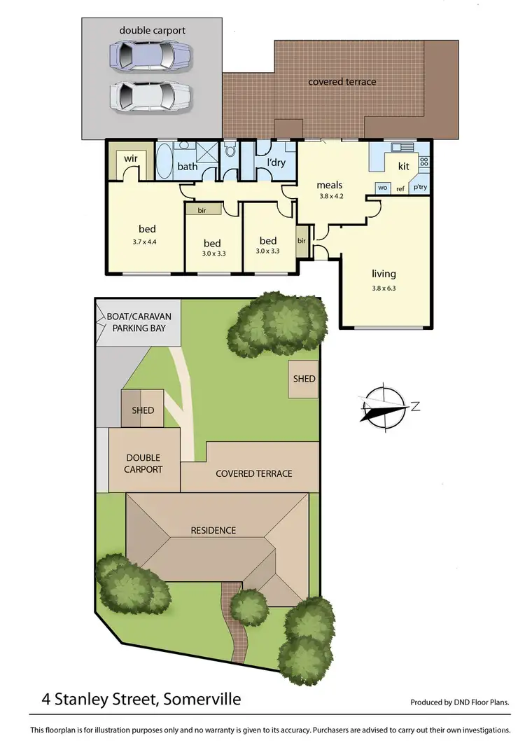 Floorplan of Homely house listing, 4 Stanley Street, Somerville VIC 3912