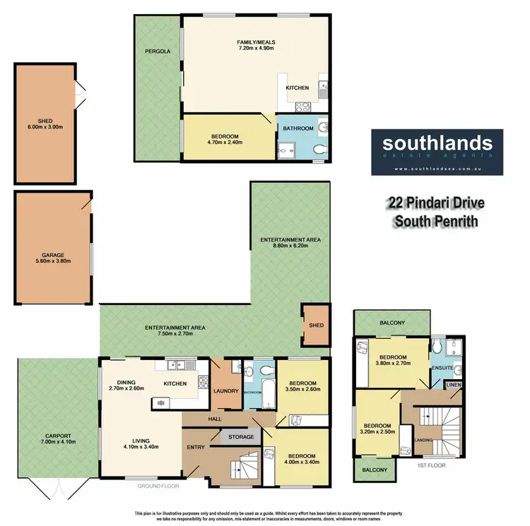 Floorplan of Homely house listing, 22 Pindari Drive, South Penrith NSW 2750