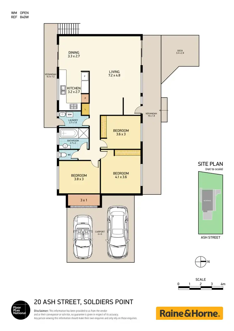 Floorplan of Homely house listing, 20 Ash Street, Soldiers Point NSW 2317