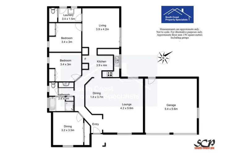 Floorplan of Homely house listing, 32 Kennedy Crescent, Denhams Beach NSW 2536