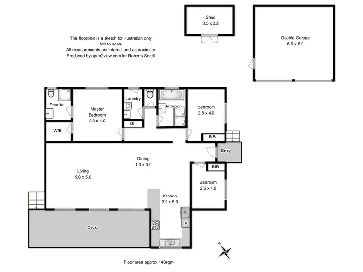 Floorplan of Homely house listing, 21 Luke Avenue, Carlton TAS 7173