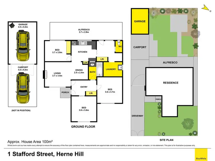 Floorplan of Homely house listing, 1 Stafford Street, Herne Hill VIC 3218