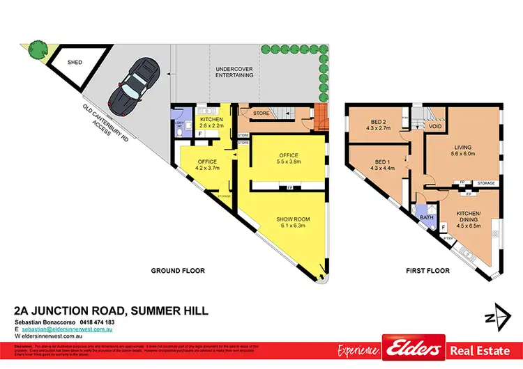 Floorplan of Homely house listing, 194 Old Canterbury Road  |  2A Junction Road, Summer Hill NSW 2130