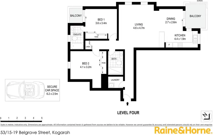 Floorplan of Homely unit listing, 53/15-19 Belgrave Street, Kogarah NSW 2217