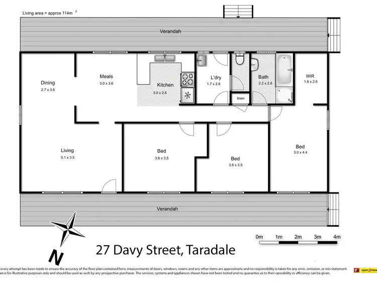 Floorplan of Homely house listing, 27 Davy Street, Taradale VIC 3447