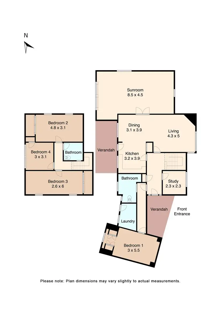 Floorplan of Homely house listing, 127 Lofven Street, Nerrina VIC 3350