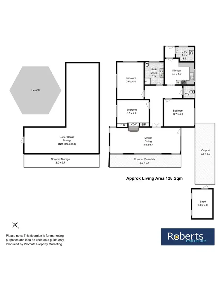 Floorplan of Homely house listing, 20 Bathurst Street, New Norfolk TAS 7140