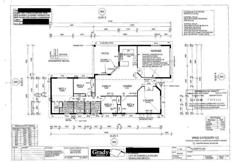 Floorplan of Homely house listing, 5 Eungella Court, Bushland Beach QLD 4818