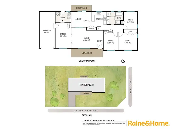 Floorplan of Homely house listing, 2 Janice Crescent, Moss Vale NSW 2577