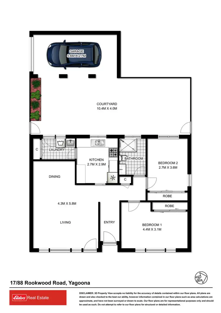 Floorplan of Homely villa listing, 17/88 Rookwood Road, Yagoona NSW 2199