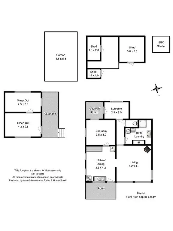 Floorplan of Homely house listing, 7606 Tasman Highway, Orford TAS 7190