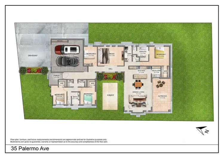 Floorplan of Homely house listing, 35 Palermo Ave, Ashfield QLD 4670