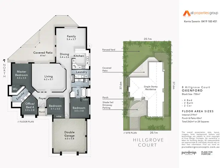 Floorplan of Homely house listing, 8 Hillgrove Court, Oxenford QLD 4210
