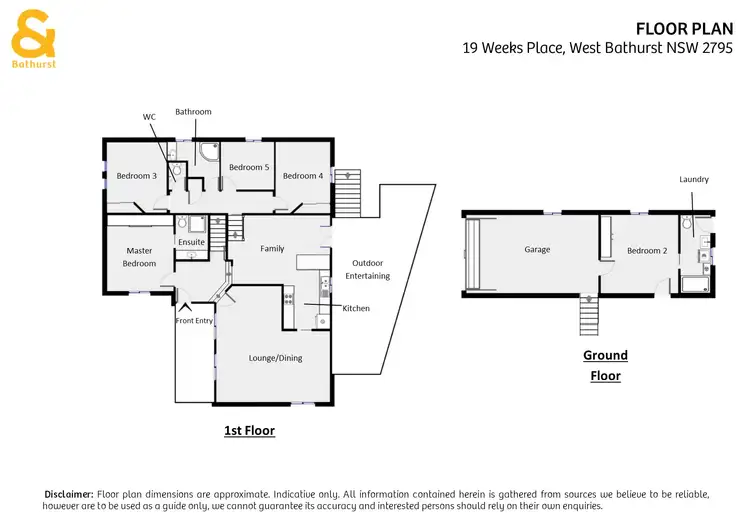 Floorplan of Homely house listing, 19 Weeks Place, West Bathurst NSW 2795