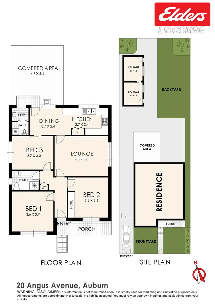 Floorplan of Homely house listing, 20 ANGUS AVENUE, Auburn NSW 2144