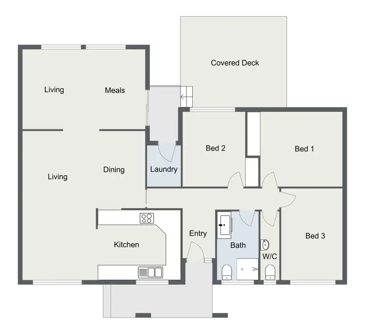 Floorplan of Homely house listing, 33A Anderson Street, Chifley ACT 2606