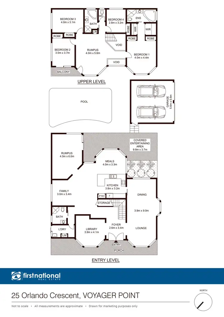 Floorplan of Homely house listing, 25 Orlando Crescent, Voyager Point NSW 2172