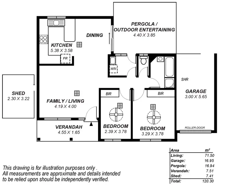 Floorplan of Homely unit listing, 7/306 Victoria Road, Largs North SA 5016