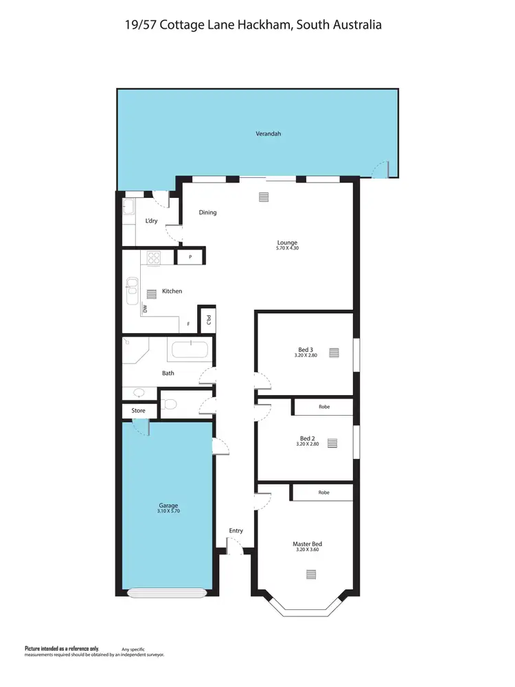 Floorplan of Homely unit listing, 19/57 Cottage Lane, Hackham SA 5163