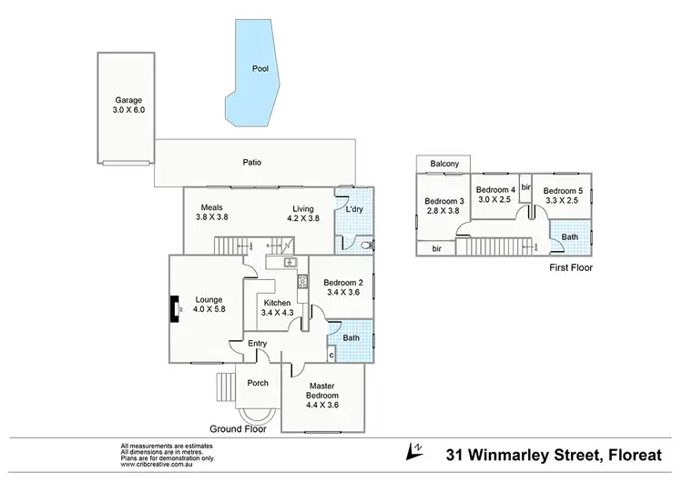 Floorplan of Homely house listing, 31 Winmarley Street, Floreat WA 6014