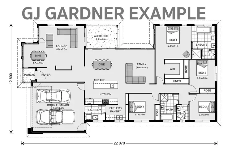 Floorplan of Homely house listing, 3a Stables Place, Moss Vale NSW 2577