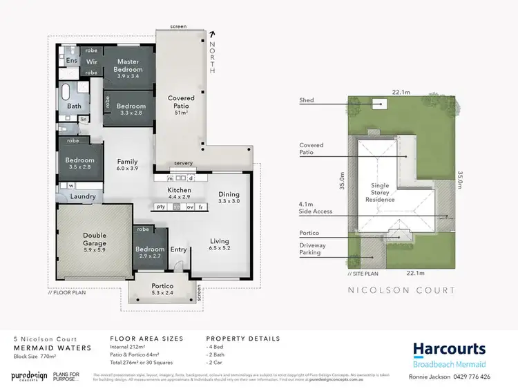 Floorplan of Homely house listing, 5 Nicolson Court, Mermaid Waters QLD 4218