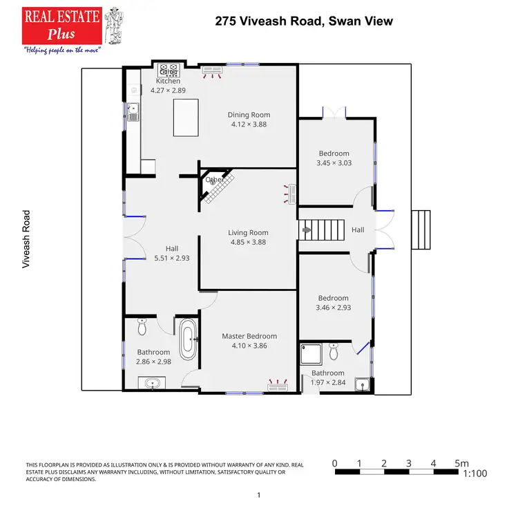 Floorplan of Homely house listing, 275 Viveash Road, Swan View WA 6056
