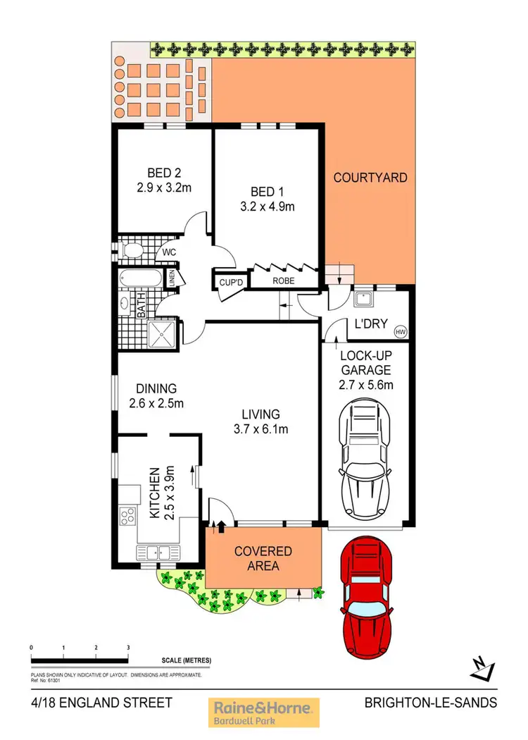Floorplan of Homely villa listing, 4/16-18 England Street, Brighton-le-sands NSW 2216