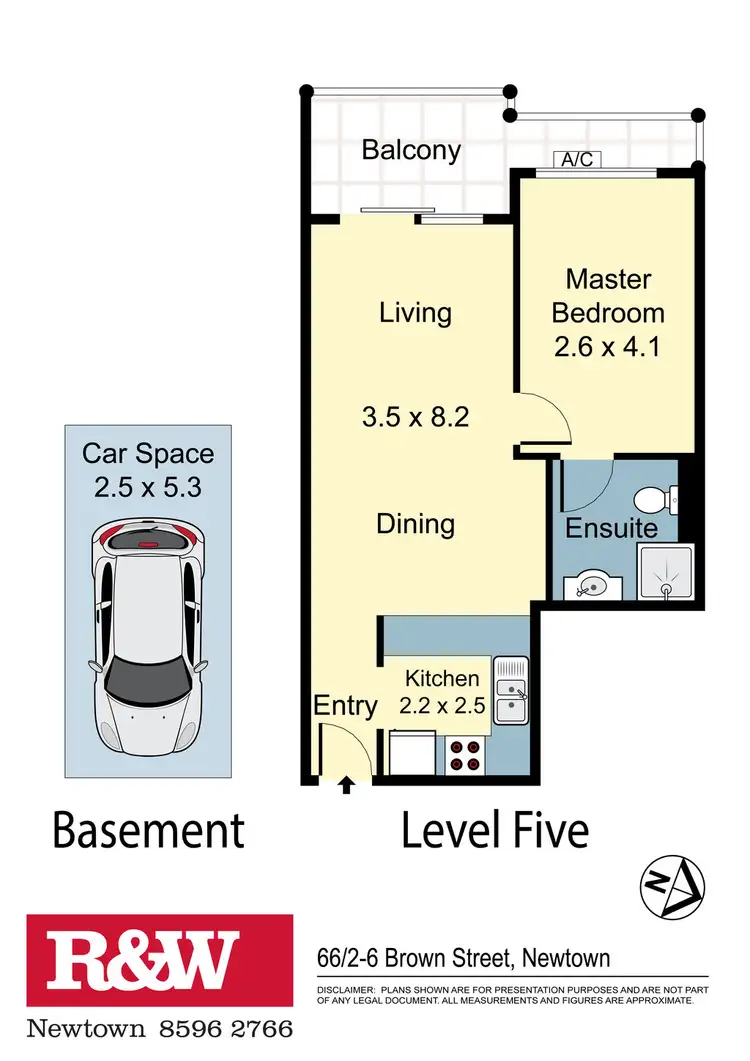 Floorplan of Homely apartment listing, 66/2-6 Brown Street, Newtown NSW 2042