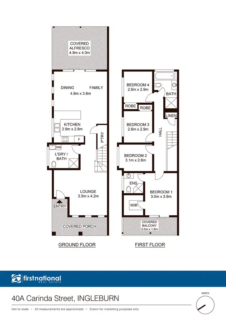 Floorplan of Homely semi-detached listing, 40a Carinda Street, Ingleburn NSW 2565