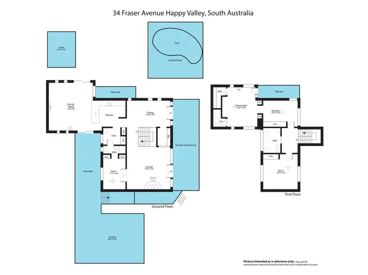 Floorplan of Homely house listing, 34 Fraser Avenue, Happy Valley SA 5159