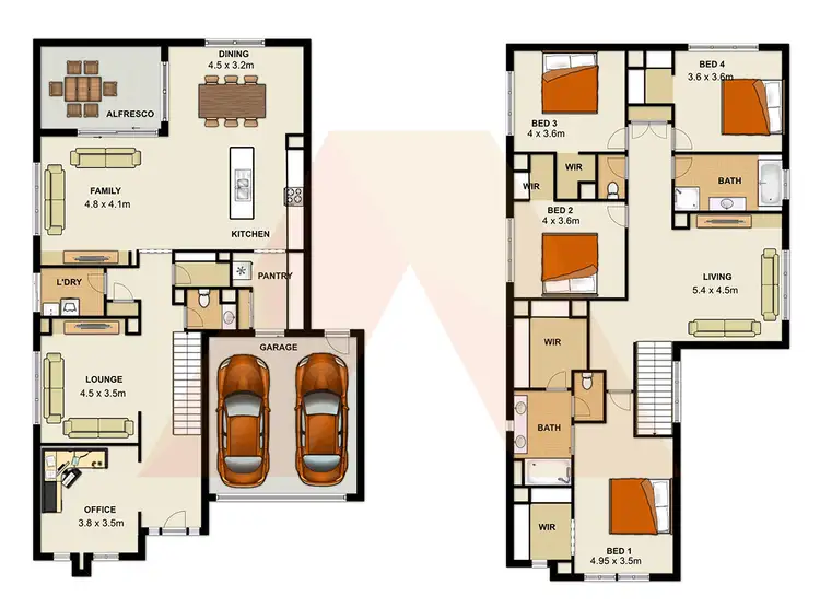 Floorplan of Homely house listing, 12 Penda Crescent, Pallara QLD 4110