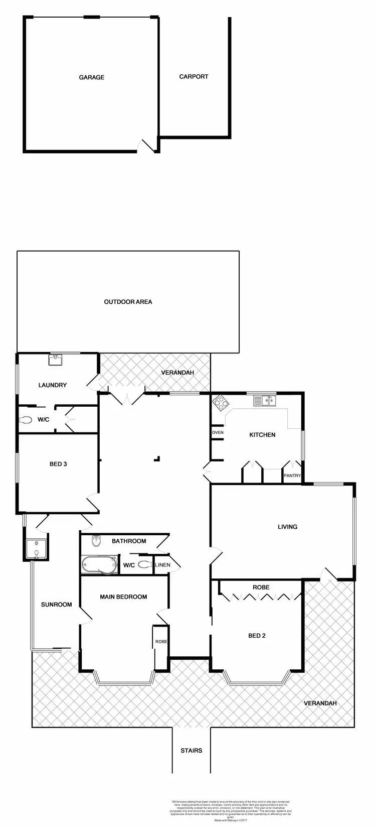 Floorplan of Homely house listing, 378 Lang Street, Kurri Kurri NSW 2327