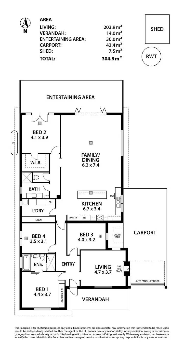 Floorplan of Homely house listing, 22 Maxwell Road, Manningham SA 5086