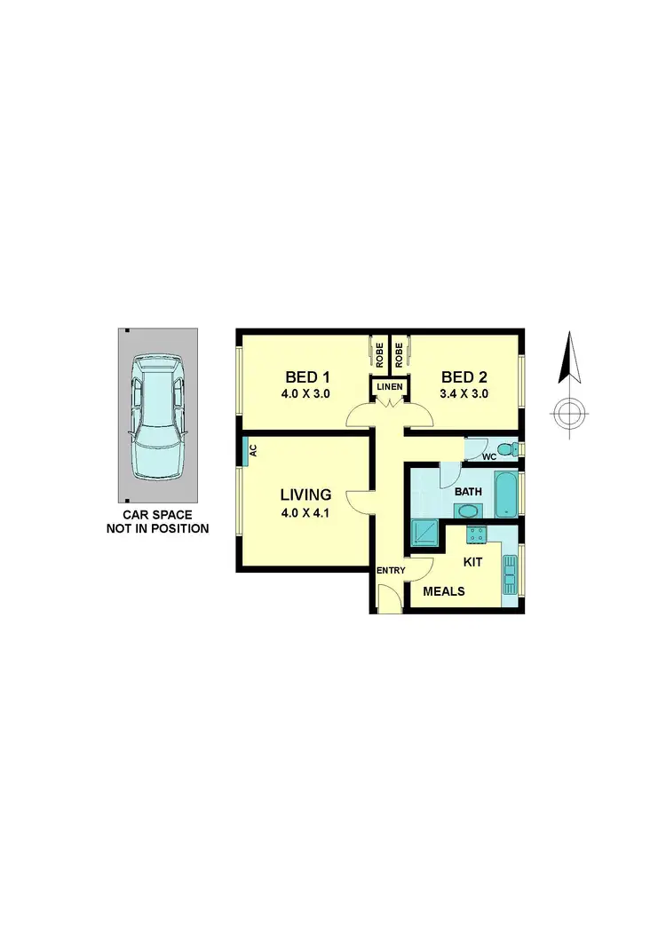 Floorplan of Homely apartment listing, 7/44 Kerferd Street, Essendon North VIC 3041