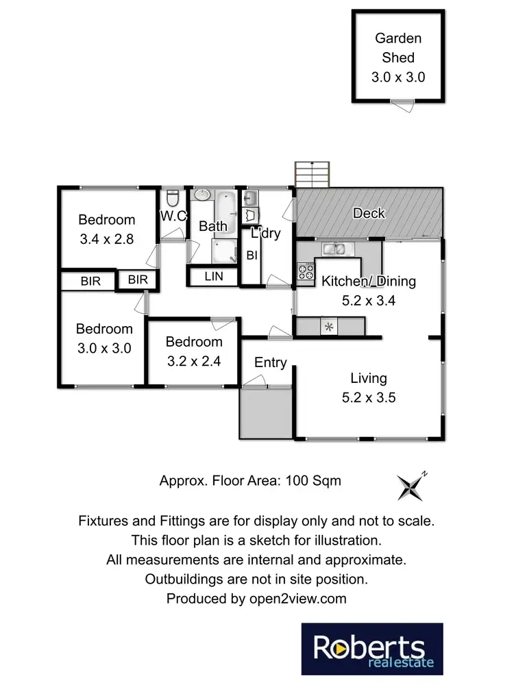 Floorplan of Homely house listing, 57 Whitewater Crescent, Kingston TAS 7050