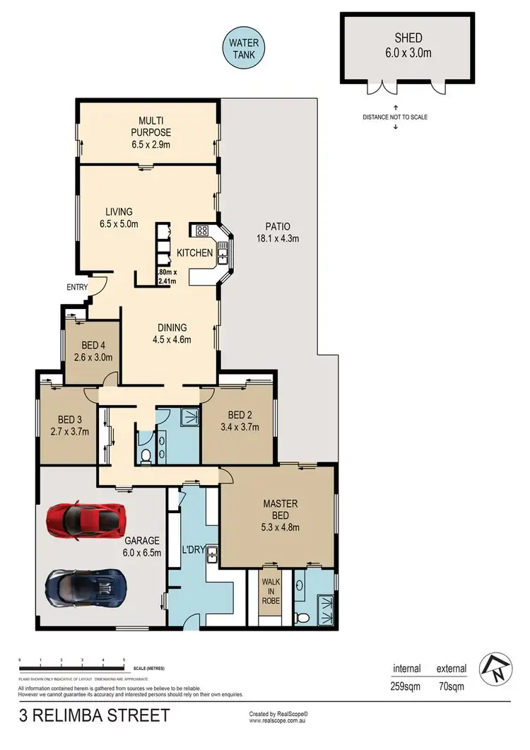 Floorplan of Homely house listing, 3 Relimba Street, Shailer Park QLD 4128