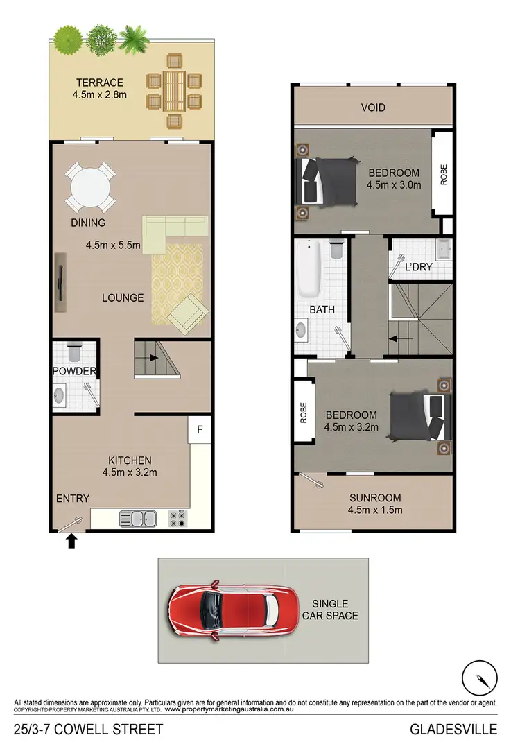 Floorplan of Homely unit listing, 25/3-7 Cowell Street, Gladesville NSW 2111