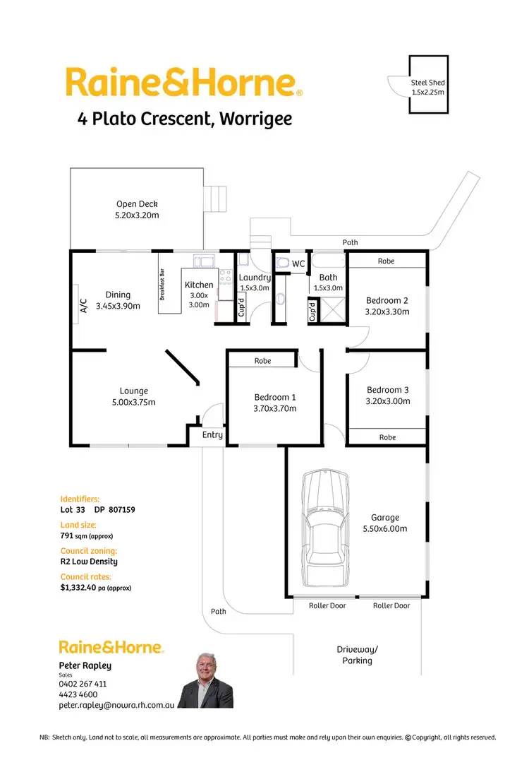 Floorplan of Homely house listing, 4 Plato Crescent, Worrigee NSW 2540