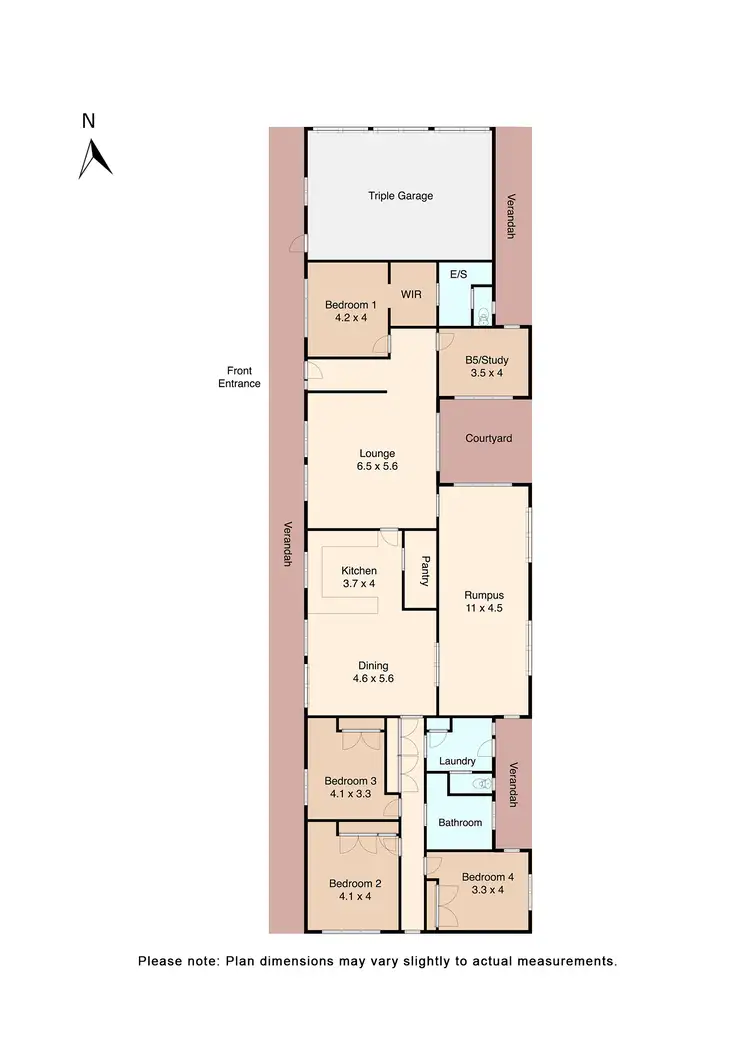 Floorplan of Homely house listing, 374 Sullivans Road, Millbrook VIC 3352