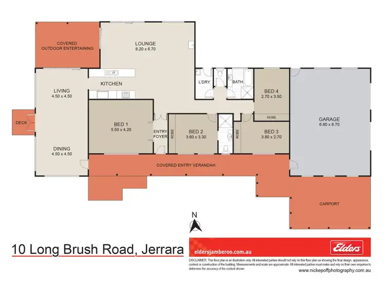 Floorplan of Homely house listing, 10 LONG BRUSH ROAD, Jamberoo NSW 2533
