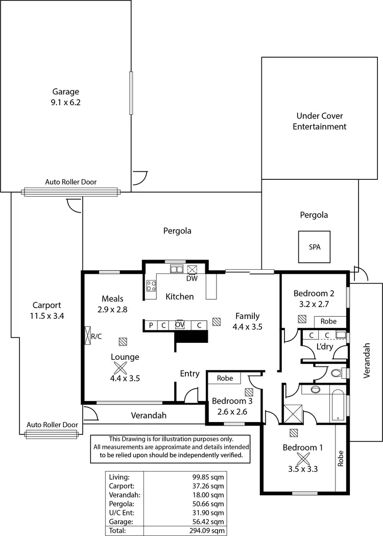 Floorplan of Homely house listing, 10 St James Street, Woodcroft SA 5162