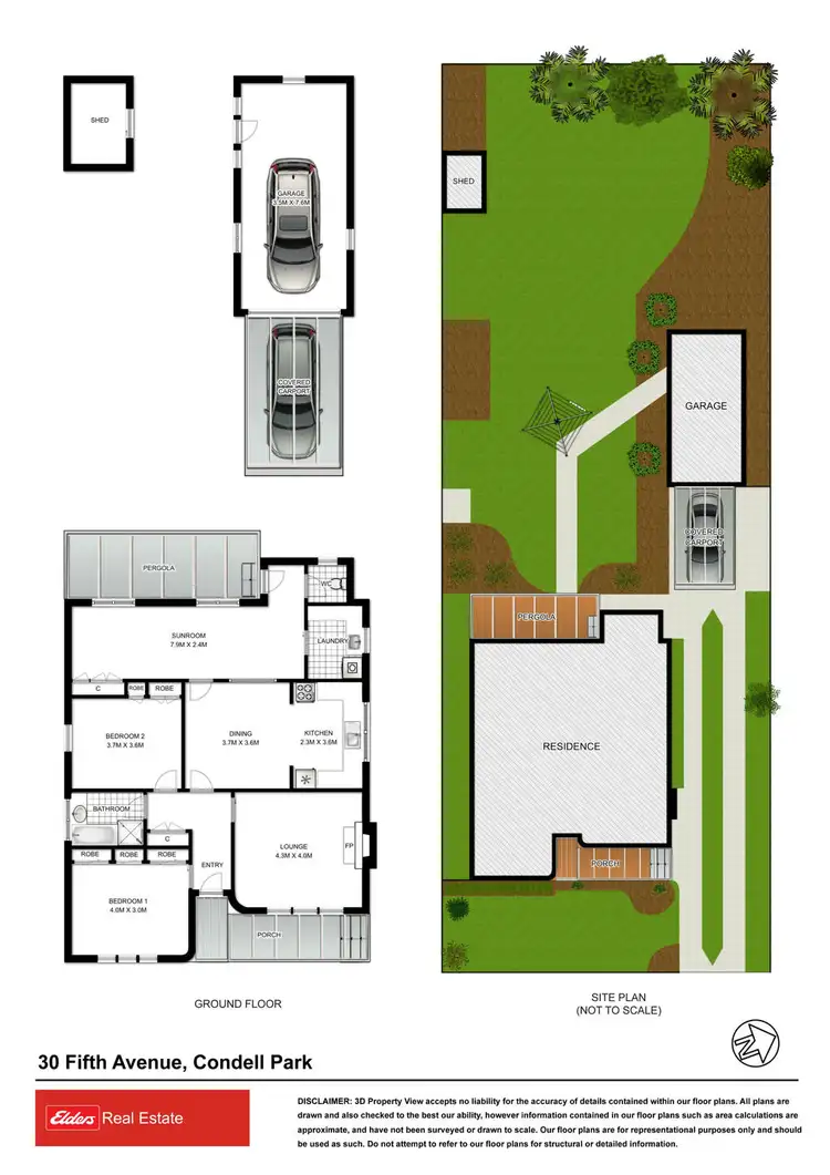 Floorplan of Homely house listing, 30 Fifth Avenue, Condell Park NSW 2200