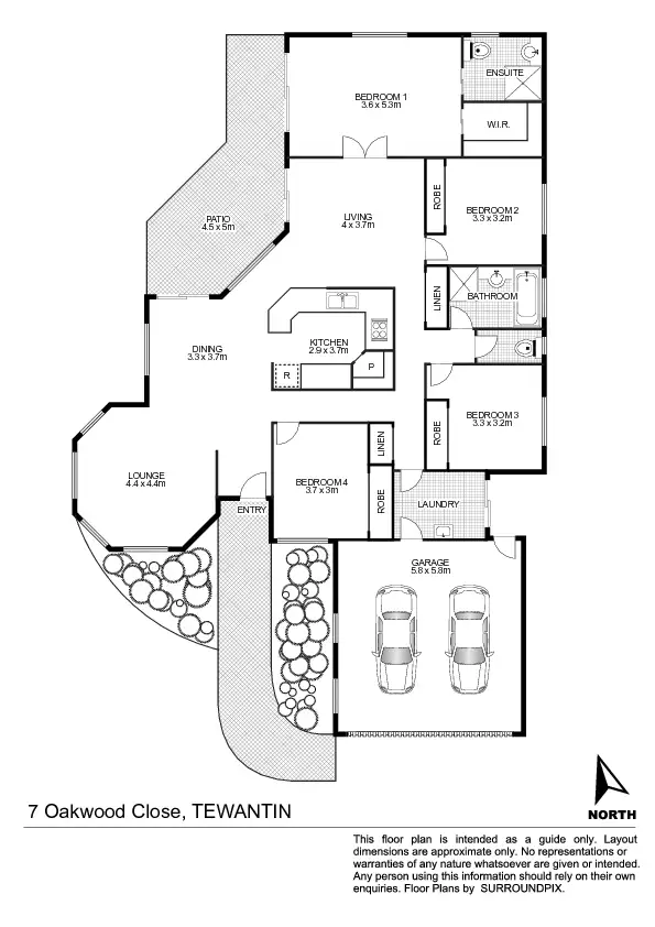 Floorplan of Homely house listing, 7 Oakwood Close, Tewantin QLD 4565