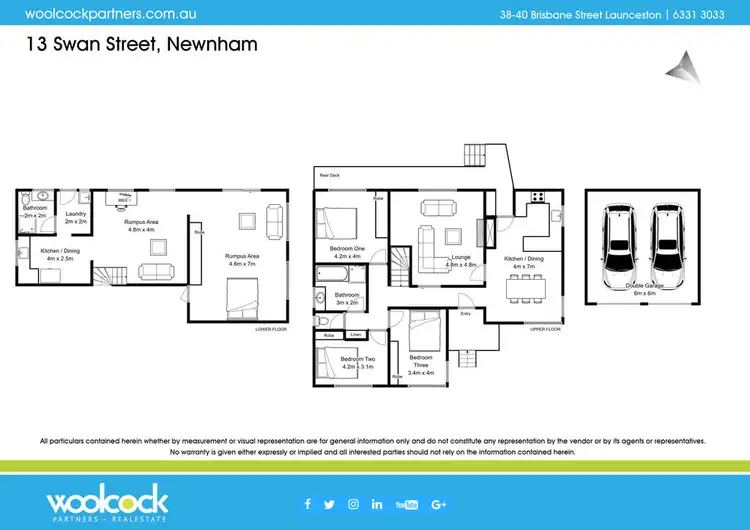 Floorplan of Homely house listing, 13 Swan Street, Newnham TAS 7248