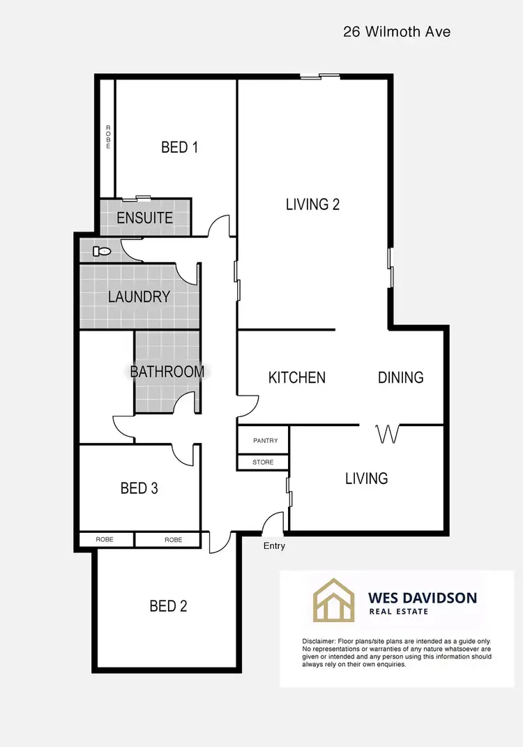 Floorplan of Homely house listing, 26 Wilmoth Avenue, Horsham VIC 3400