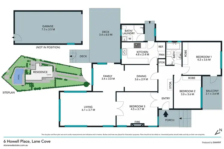 Floorplan of Homely house listing, 6 Howell Place, Lane Cove NSW 2066