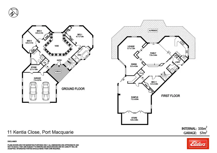 Floorplan of Homely house listing, 11 Kentia Close, Port Macquarie NSW 2444