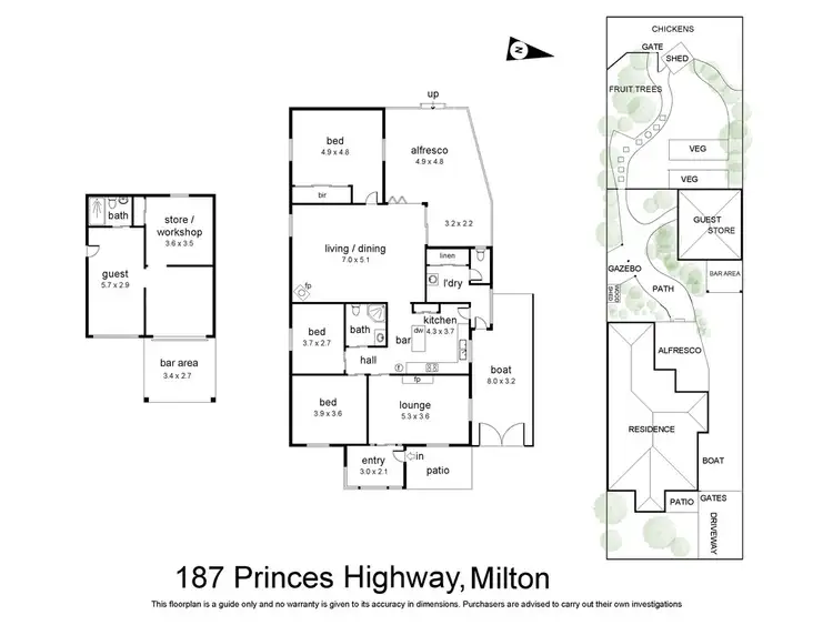 Floorplan of Homely house listing, 187 Princes Highway, Milton NSW 2538